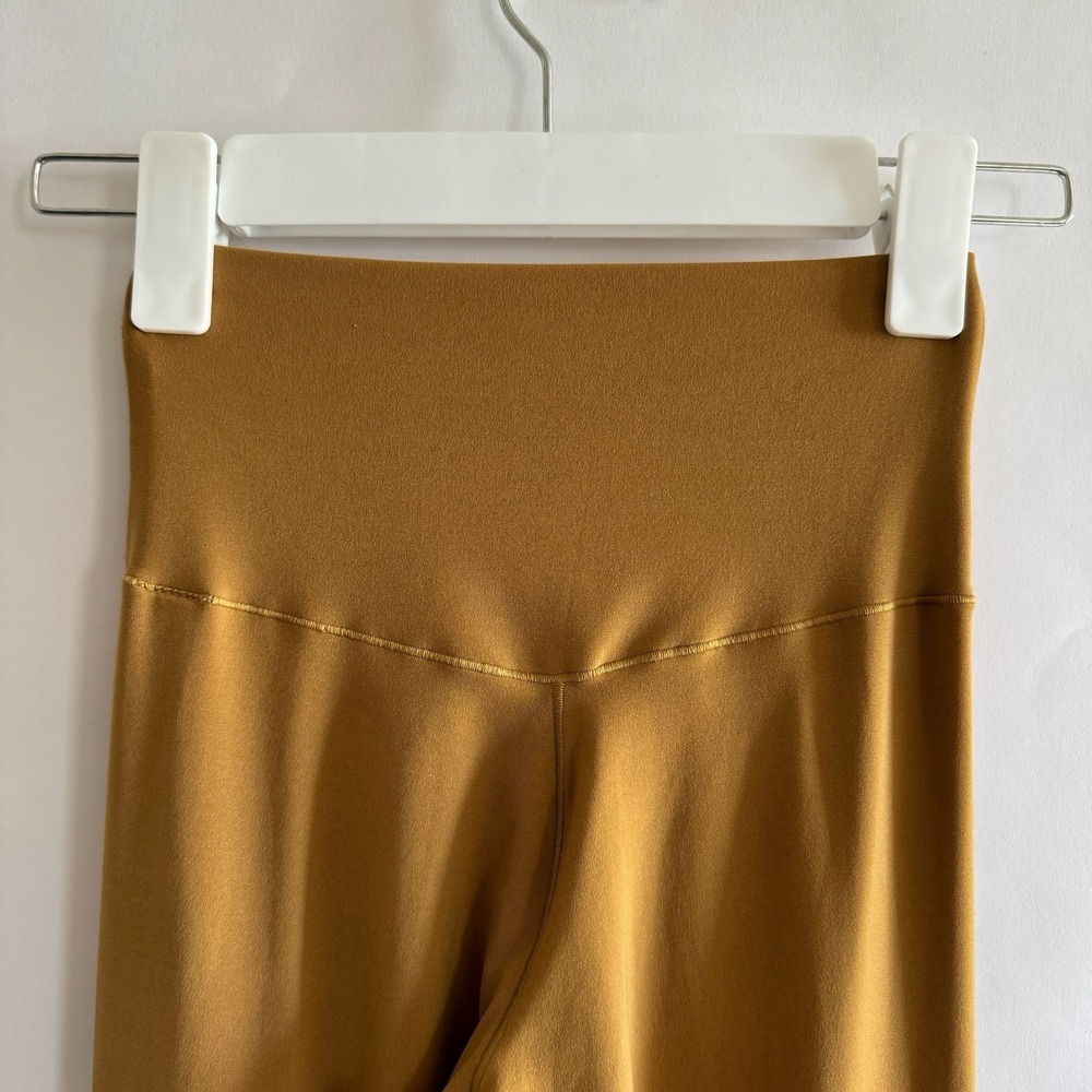 Aerie Offline Real Me Crossover‎ Flare Leggings Small Mustard Ecru - Picture 4 of 13
